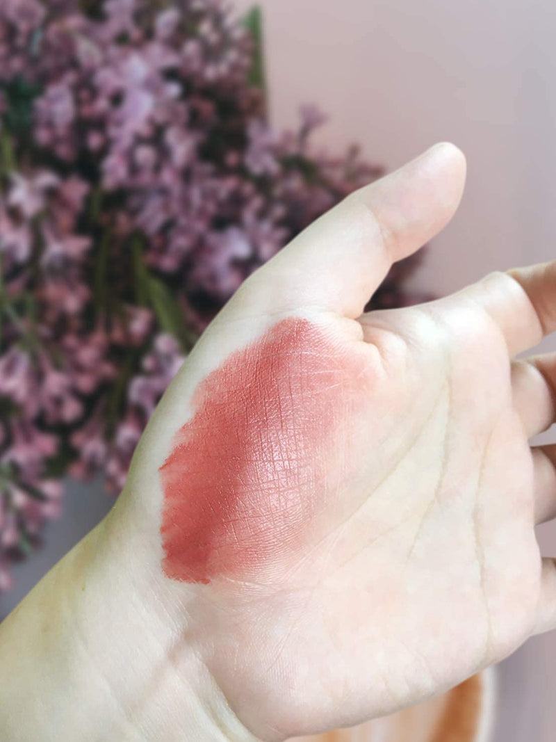 [Australia] - Matte Vegan Lipstick with Creamy Satin Finish, Burnt Sienna with a Rosy Orange Twist and Brownish Color -CRUSH ON YOU (302-Close to You) by Ready to Shine 302-Close To You 