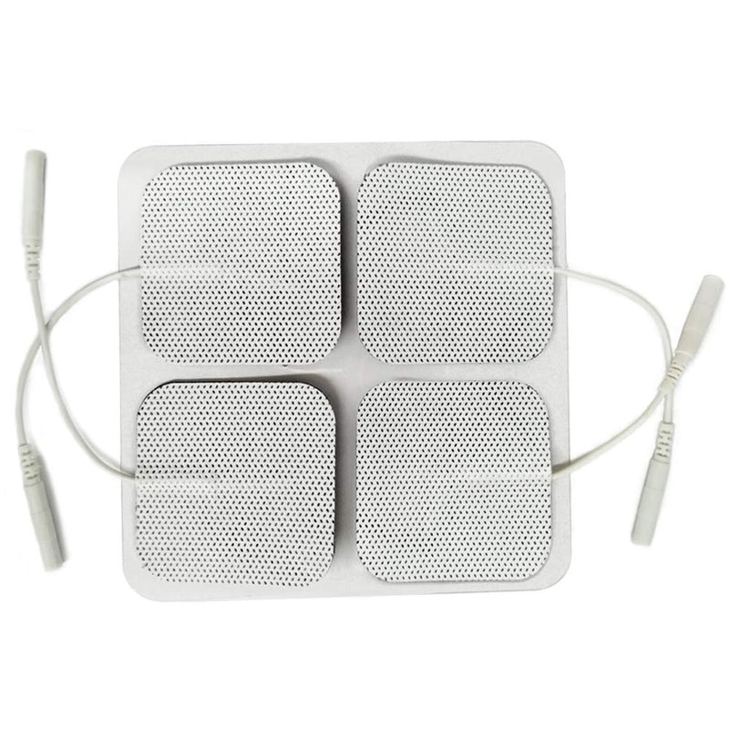 [Australia] - Easy@Home Tens Unit Self Stick Carbon Electrode Pads, Non Irritating Design 40 Pack 2" x 2" Reusable Pads 40 pads 