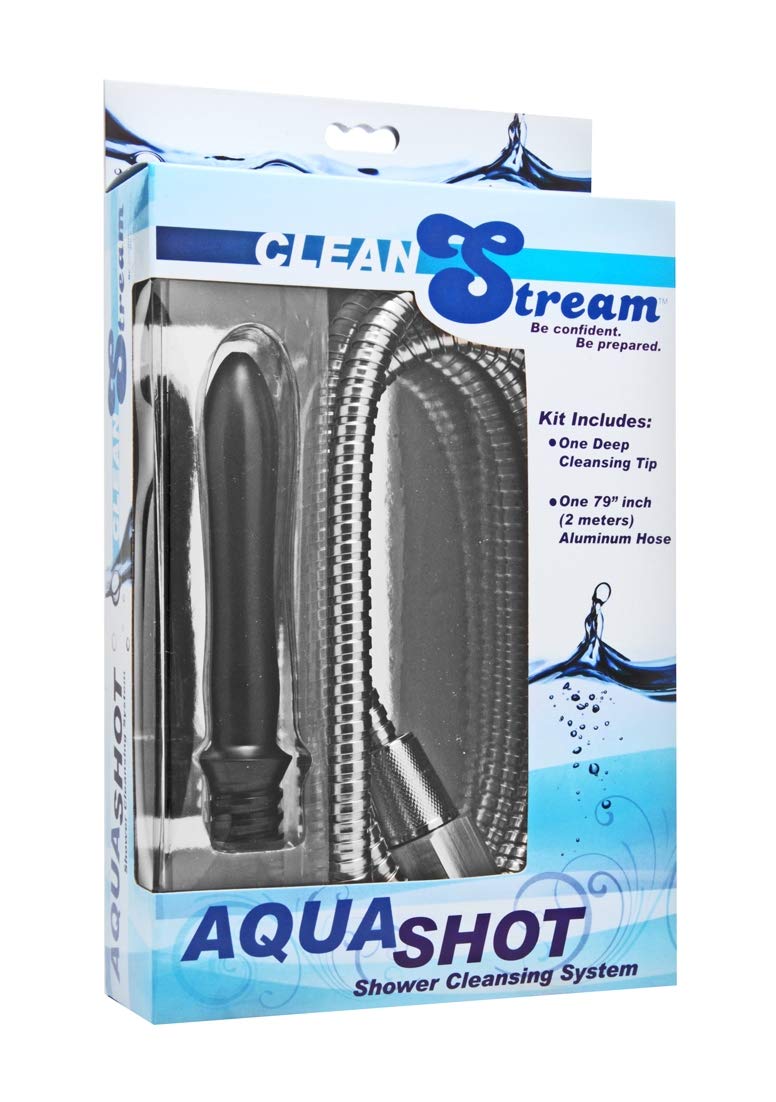 [Australia] - Cleanstream Aqua Shot Shower Enema Douche Cleansing System, Black 