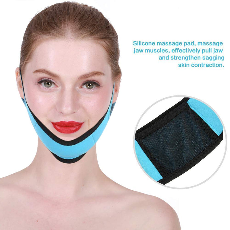 [Australia] - Adjustable Face slimming mask,V Line Mask Compression Double Chin Strap breathable V Line Lifting Mask Chin Up Face Slimming Cheek Mask For Reshape And Firm Your Face Skin 