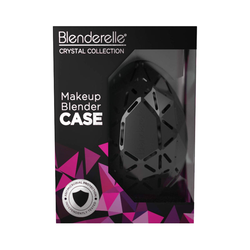 [Australia] - Blenderelle (Black) makeup blender sponge travel & storage protective case Black 