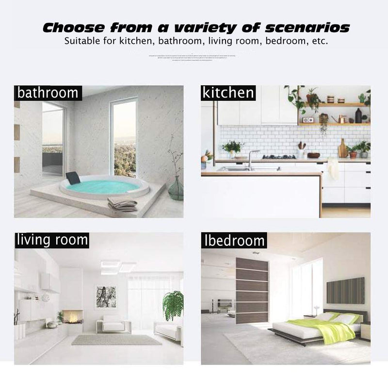 [Australia] - Smallboutique Black Aluminum Utensil Holder Rack, Wall Mounted Hanging Rack with Removing Hooks for Kitchen and Bathroom (30cm) 30cm 