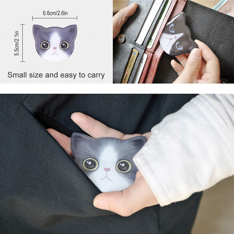 [Australia] - Catlady Cute cat Mirrors,Unbreakable Mirror,Stainless Steel Travel Mirror,Portable Makeup Mirror Fifi 