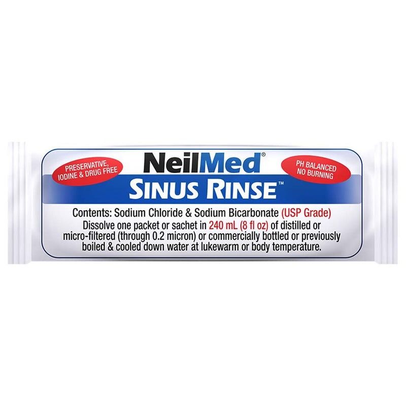 [Australia] - NeilMed Sinugator Cordless Pulsating Nasal Wash Kit with One Irrigator, 30 Premixed Packets and 3 AA Batteries 