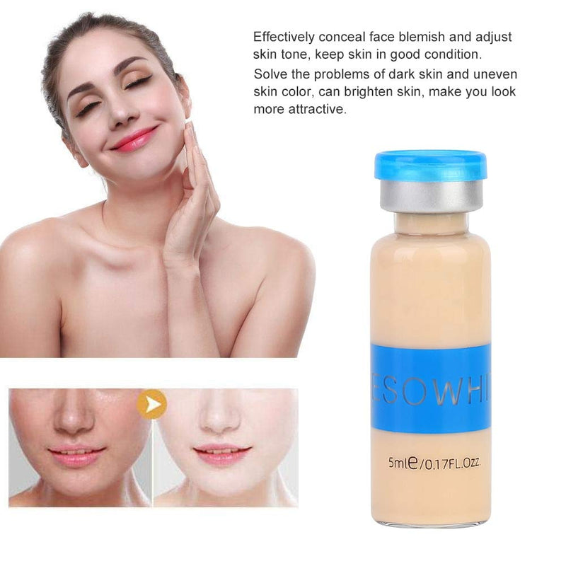 [Australia] - Rejuvenate Liquid Foundation, 10 bottles Skin Brightening Concealer Liquid BB Cream Makeup Tool Anti Wrinkle Whitening (5ml/per bottle) 