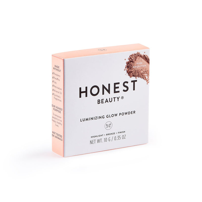 [Australia] - Honest Beauty Luminizing Glow Powder, Dusk Reflection | Talc Free, Paraben Free, Dermatologist Tested, Cruelty Free | 0.35 oz. 0.35 Ounce (Pack of 1) 