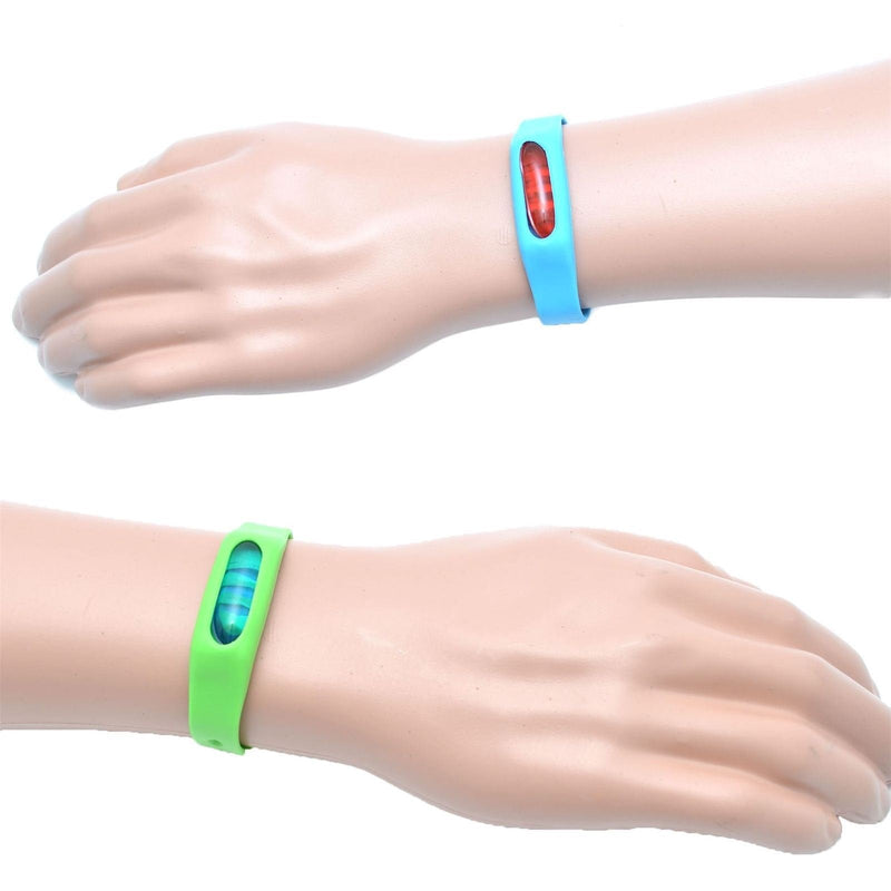 [Australia] - SHATCHI Natural Repellent Mosquito Insect Bracelet Non Toxic Deet-Free Band Soft Rubber Material, Multi, One Size 