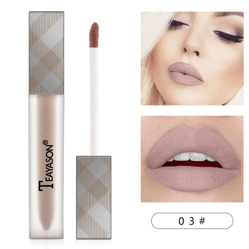 [Australia] - Edanta Matte Lipstick Long Lasting Lipsticks Smooth Lip Gloss High Pigmented Lips Sticks Waterproof Velvet Cream Lipgloss for Women and Girls Pack of 1 (Nude 3) Nude 3 