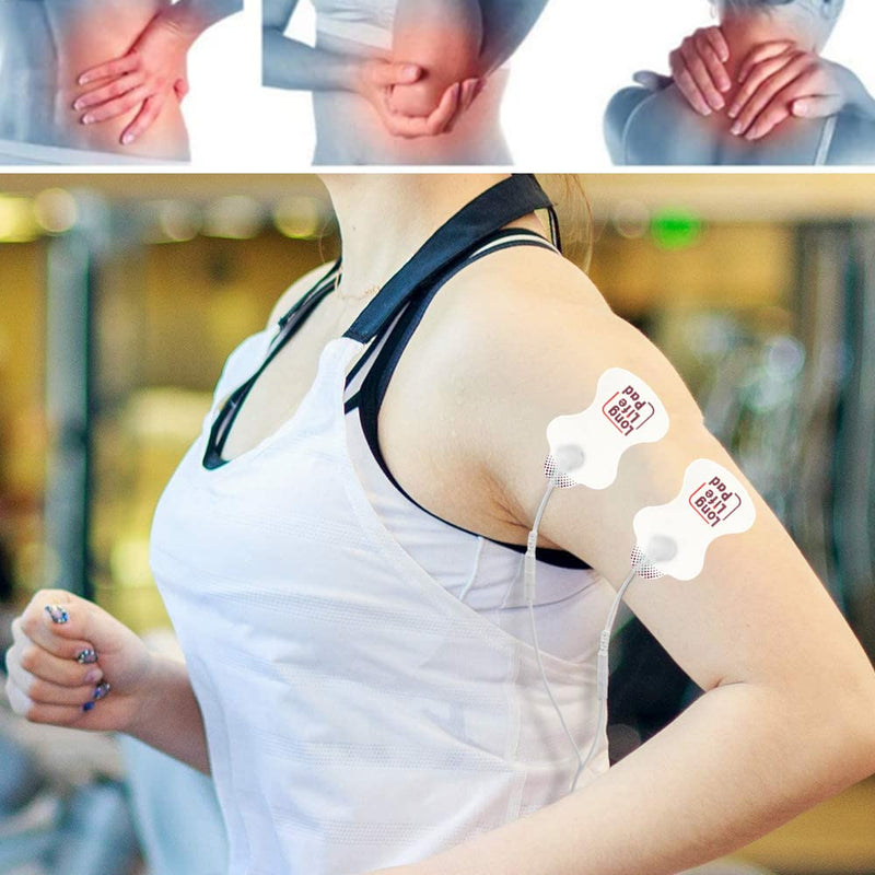 [Australia] - 10 Pieces TENS Electrodes Pad Replacement Pad for TENS Unit TENS Electrode Pad Adhesive Gel Pads for Omron 