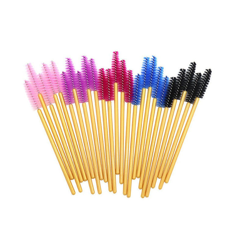 [Australia] - Mascara Wands Disposable Eyelash Brushes Bulk for Extensions Premium Lash Wand Makeup Brush Tool Kit, Multi Color, 250 Pack 