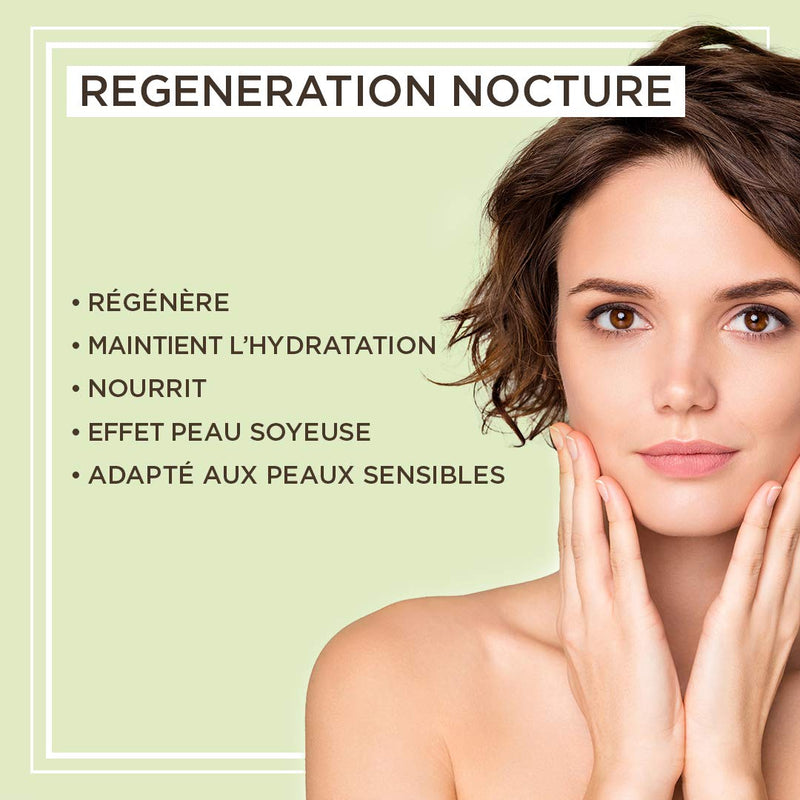[Australia] - Organic Face Night Repair Oil HUYGENS - Regenerating Concentrate - Night Elixir Serum - Wake Up To Beautiful Skin - Organic & 100% Natural - Made In France - Vegan - 30mL 