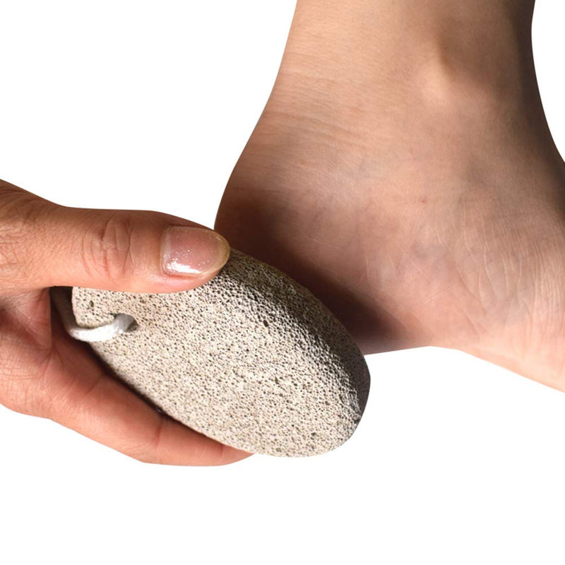 [Australia] - The Original Pumice Stone for Feet and Foot File Set – Rust-Resistant Stainless Steel Foot Scrubber, Scraper, or Callus Remover and Stone Help Smooth Rough, Dry Heels and Feet – Spa and Pedicure Items 