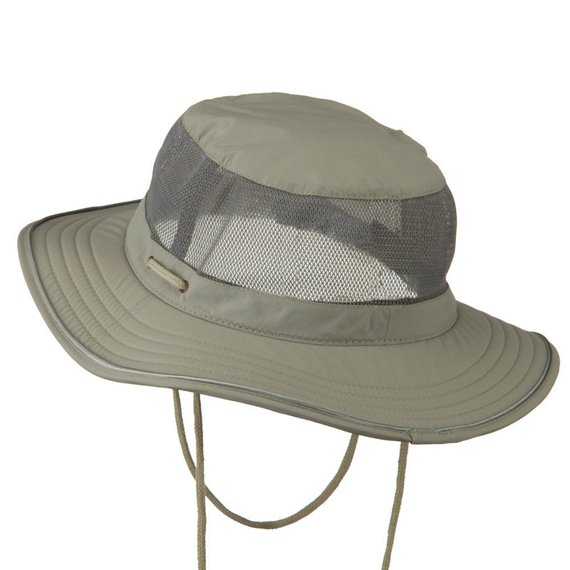 [Australia] - e4Hats.com Big Size Talson UV Mesh Bucket Hat XX-Large-3X-Large Grey 
