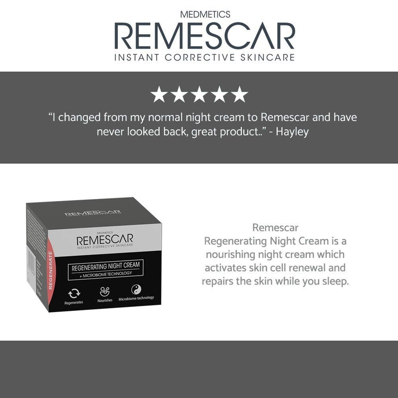 [Australia] - Remescar Regenerating Night Cream - Nourishes Skin for a Luminous and Fresh Appearance - Improves Skin Regeneration while Sleeping - Microbiome Technology to Restore Skin Balance 