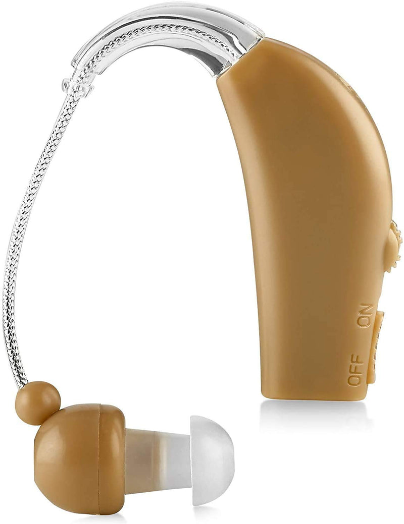 [Australia] - Digital Hearing Amplifier Set - Personal Sound Amplification Device, Rechargeable All-Day Battery Life Lightweight Behind the Ear BTE Sound and Voice Hearing Amplifiers for Adults and Seniors by MEDca 