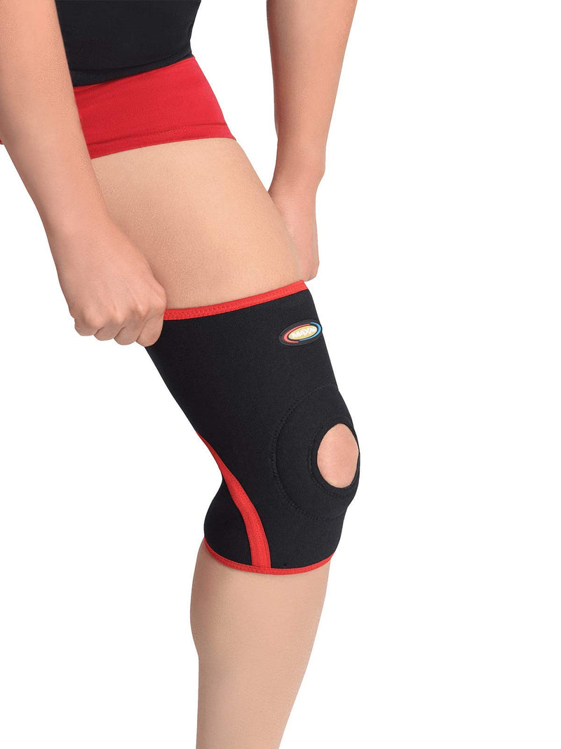 [Australia] - MAXAR Airprene Bio-Magnetic Knee Sleeve Compression Brace for Men & Women BMK-219 Black X-Large 