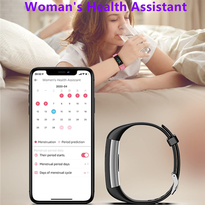 [Australia] - weijie 2021 Fitness Tracker with Body Temperature Blood Oxygen Heart Rate Blood Pressure Sleep Health Monitor 16 Sports Modes IP68 Waterproof Activity Tracker Calorie Counter Watch for Women Men Kids Purple 