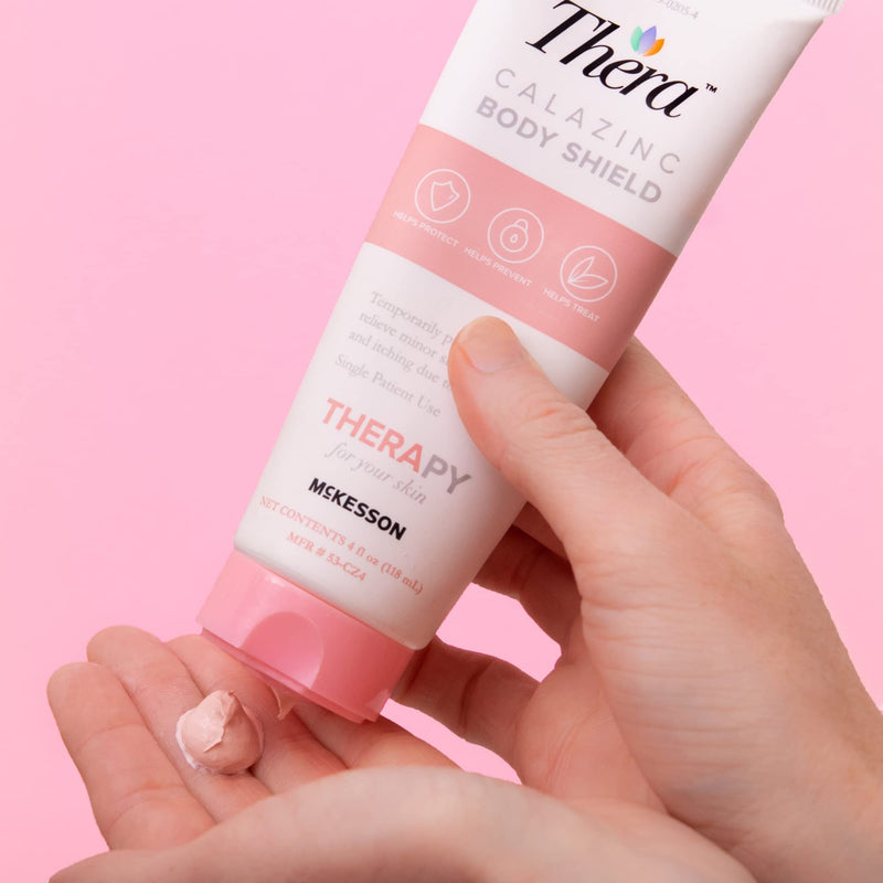 [Australia] - Thera Calazinc Body Shield Skin Cream - Helps Relieve Dry Skin, Chafing, Itching, Irritation - Lavender-Scented, 4 oz Tube, 1 Count 