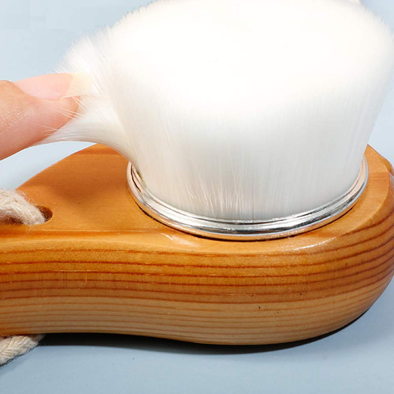 [Australia] - Facial cleansing tools containing tens of thousands of soft nylon can massage the skin. The manual wooden facial cleaning brush after soaking the bristles will not irritate the skin and relax. 