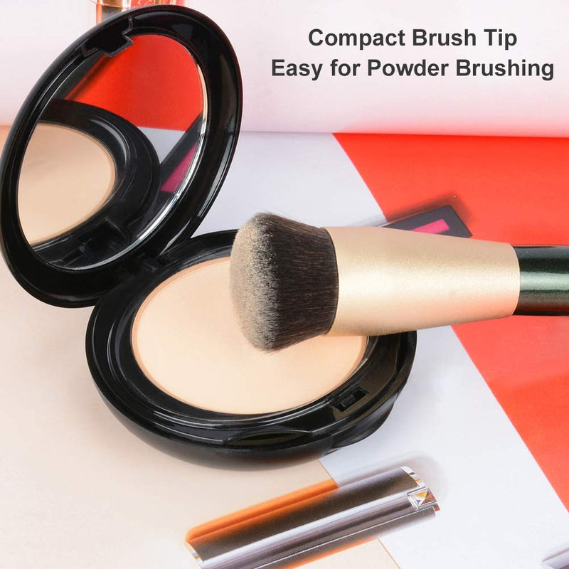 [Australia] - JessLab Foundation Brush, Wooden Handle Pro Foundation Brush Smoothing Makeup Face Brush Buffing Foundation Brush for Liquid or Cream Foundation, Synthetic Bristles, 1 Piece 