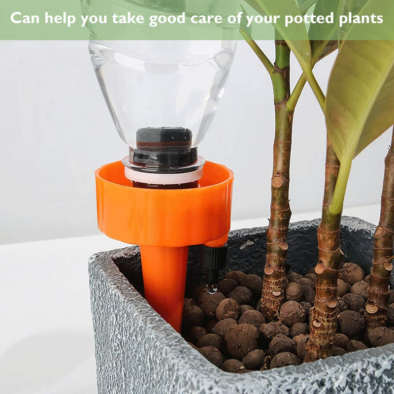 [Australia] - Cherioll Self Watering Spikes, Plant Self Watering Devices, Drip Irrigation Plant Waterer with Slow Release Control Valve Switch, Self Irrigation Watering Drip Devices Suitable for All Bottle 