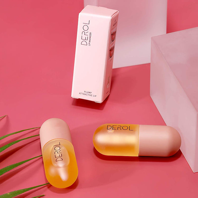 [Australia] - DEROL Lip Plumper, Lip Plumping Lip Gloss, Derol Lip Enhancer, Lip Care serum, Hydrating & Moisturizing Clear Lip Gloss, Tingling Lip Plumper Fuller And Maximizer 