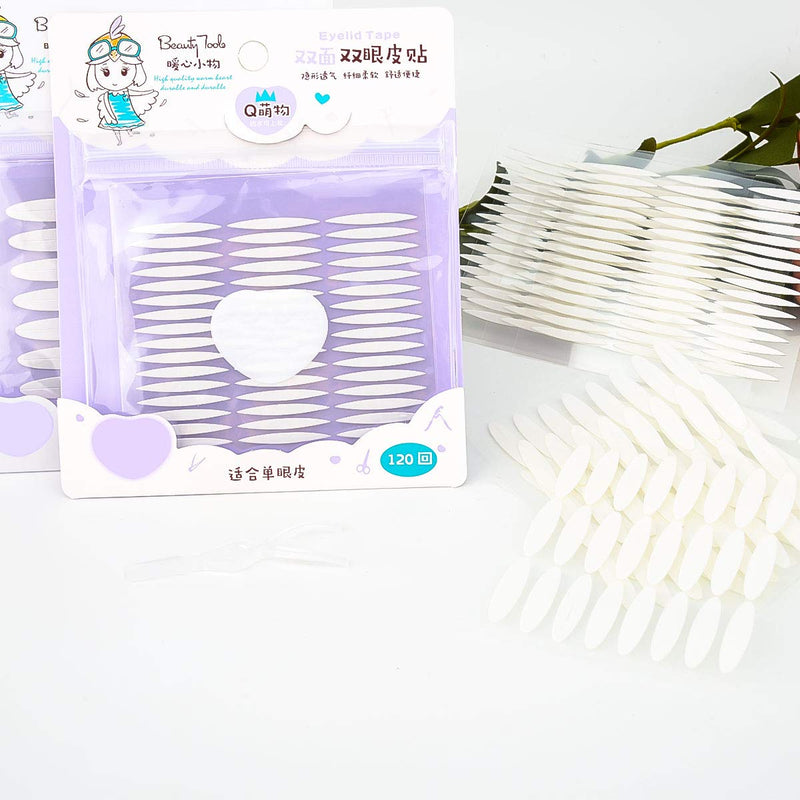 [Australia] - Natural Ultra Invisible Double Sides Sticky Eyelid Tapes Stickers, Medical-use Fiber Eyelid Strips, Instant lift Eye Lid Without Surgery, Perfect for Saggy Hooded, Droopy, Uneven, Mono-eyelids 