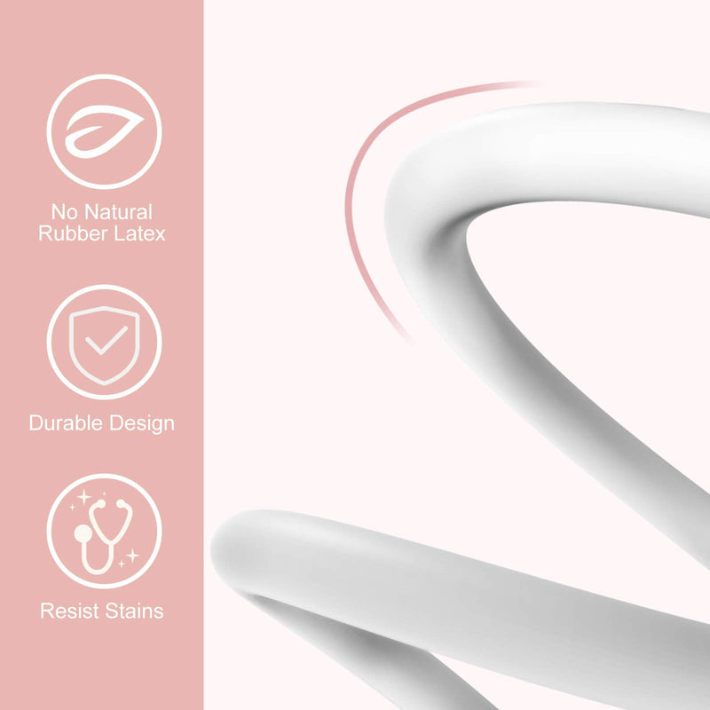 [Australia] - FriCARE Rose Gold Stethoscope Nurse/Doctor/Medical Student Gifts (White) Rose Gold & White 
