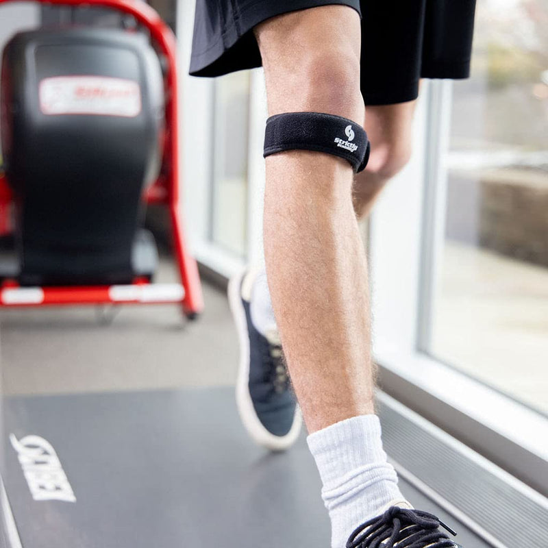 [Australia] - StrictlyStability Patellar Tendon Knee Strap for Pain Relief for Athletic Support, Jumper’s Knee, Runner's Knee and Tendonitis (One Size) One Size 