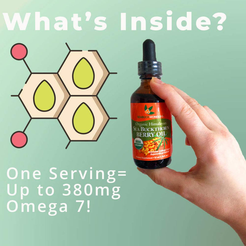 [Australia] - Sea Buckthorn Berry Oil - 100% Certified Organic, 1.76-Ounces Bottle 