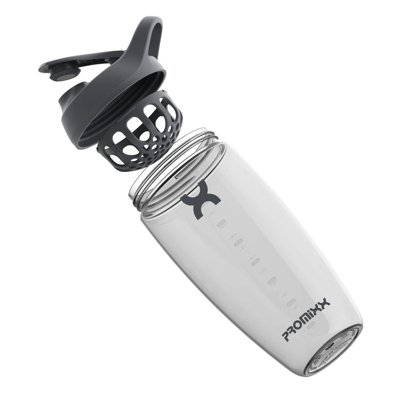 [Australia] - PROMiXX Shaker Bottle - Premium Protein Shaker Bottle for Supplement Shakes - (700ml - Easy Clean, Durable Cup) 700ml Graphite Gray 