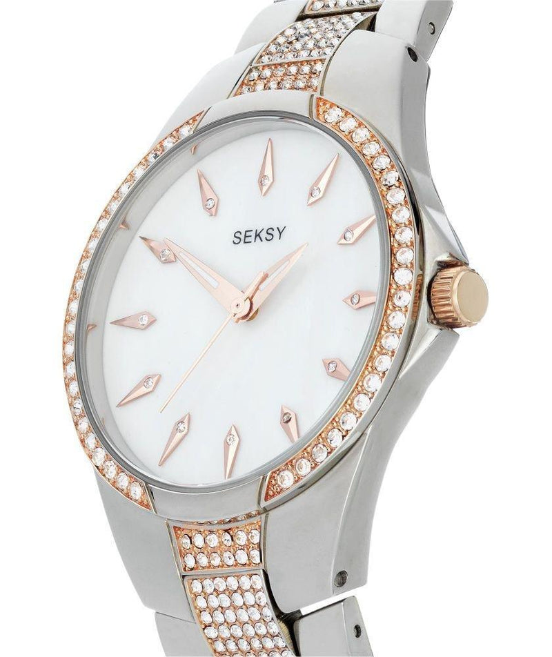 [Australia] - SEKONDA Women's Analogue Analog Quartz Watch with Brass Strap 2257 