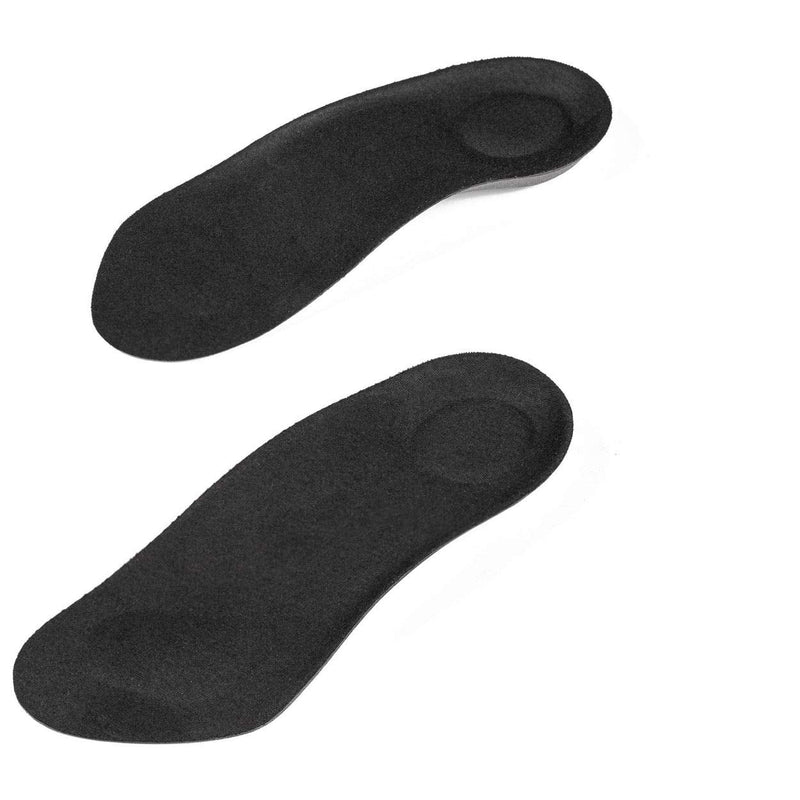 [Australia] - Arch Support Orthotics Ergonomic Mid Sole Support 3/4 Elevator Shoes Insole - 1/2 Inch Height Increase Heel Inserts Size L Plantar Fasciitis, Foot Pain, Heel Pain and Pronation Relief for Men & Women Large 