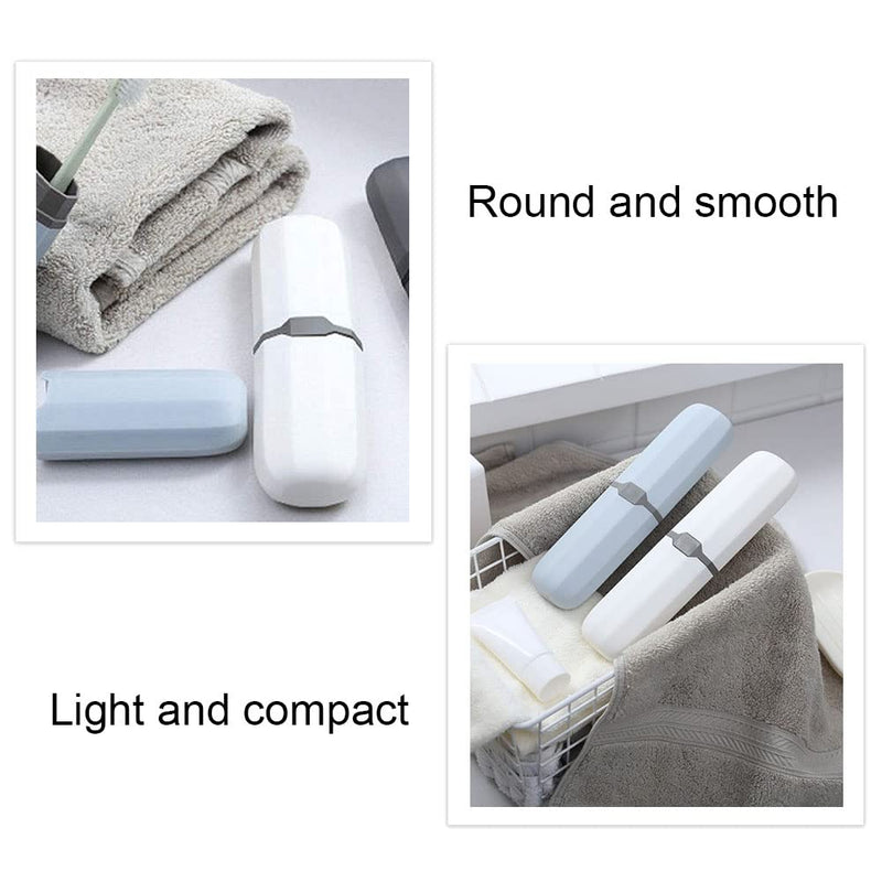 [Australia] - KooteenYao 3 Pcs Toothbrush Case Travel, Portable Toothbrush Box, Suitable for Family Camping, Hiking & Mountaineering (7.87×2.17) in 