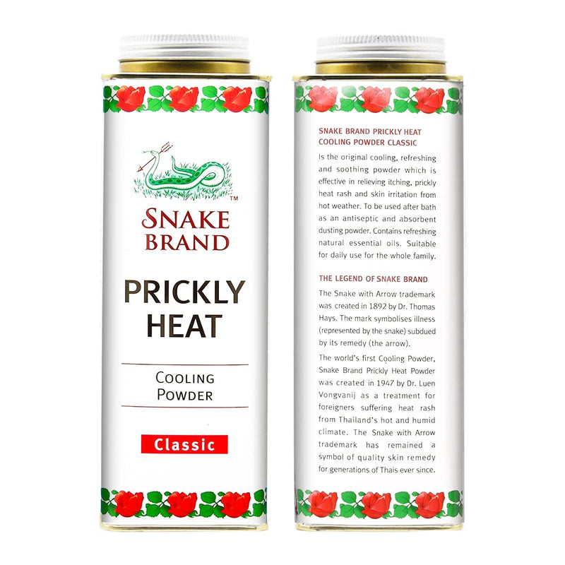 [Australia] - Snake Brand Prickly Heat Original Cooling Powder Classic 280gm 