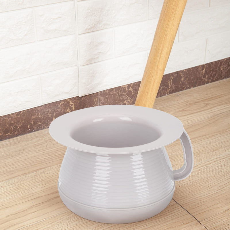 [Australia] - DECHOUS Chamber Pot with Lid and Handle Bedpan Urinal Bottle Urine Pots Potty Pee Bucket Bedside Urinal Plastic Spittoon for Adults Kids 