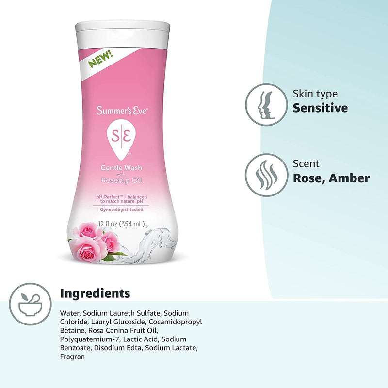 [Australia] - Summer's Eve Gentle Wash with Argan Oil with Gentle Wash with Rosehip Oil Argan Oil & Rosehip Oil Bundle 