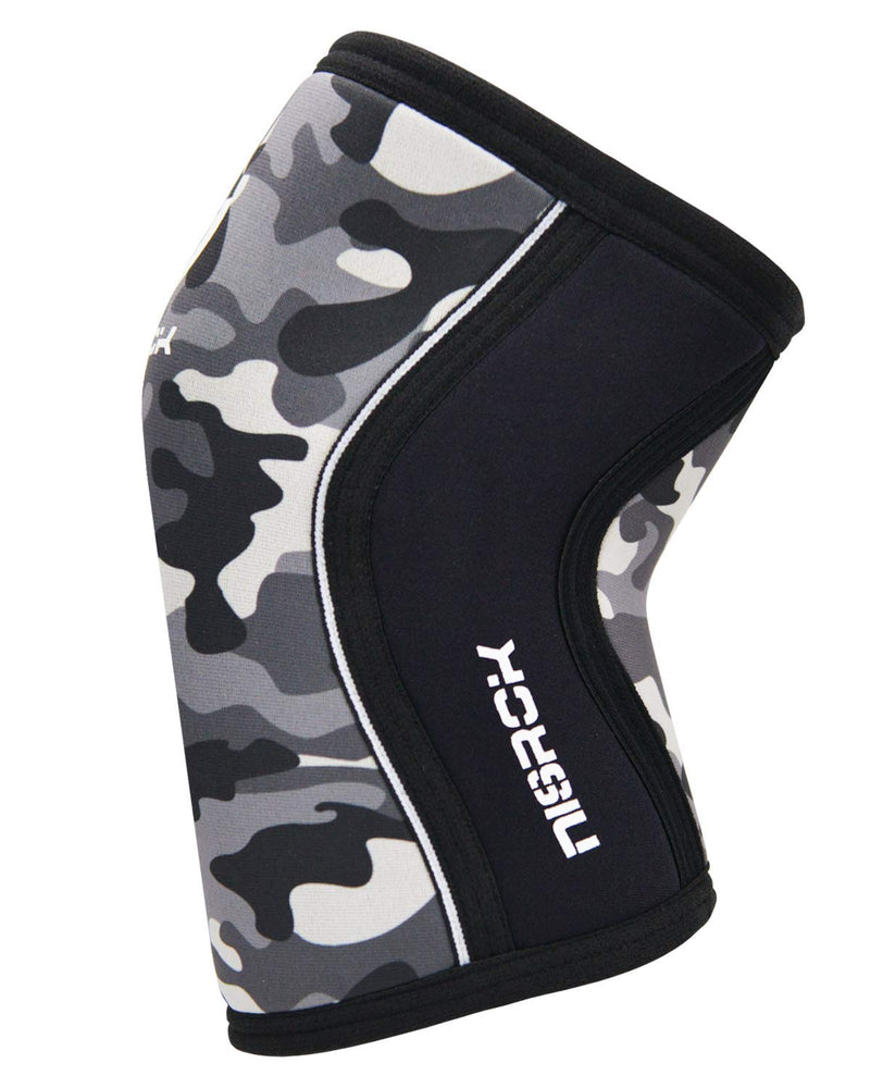 [Australia] - Knee Sleeves (1 Pair), 7mm Neoprene Compression Knee Braces, Great Support for Cross Training, Weightlifting, Powerlifting, Squats, Basketball and More XX-Large Camo Gray 