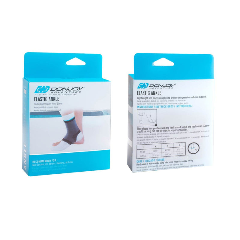 [Australia] - DonJoy Advantage DA161AV01-PNK-XL Elastic Ankle for Sprains, Strains, Swelling, Pink, Fits Left or Right, XL fits 10.5", 11.5" X-Large fits 10.5"-11.5" 