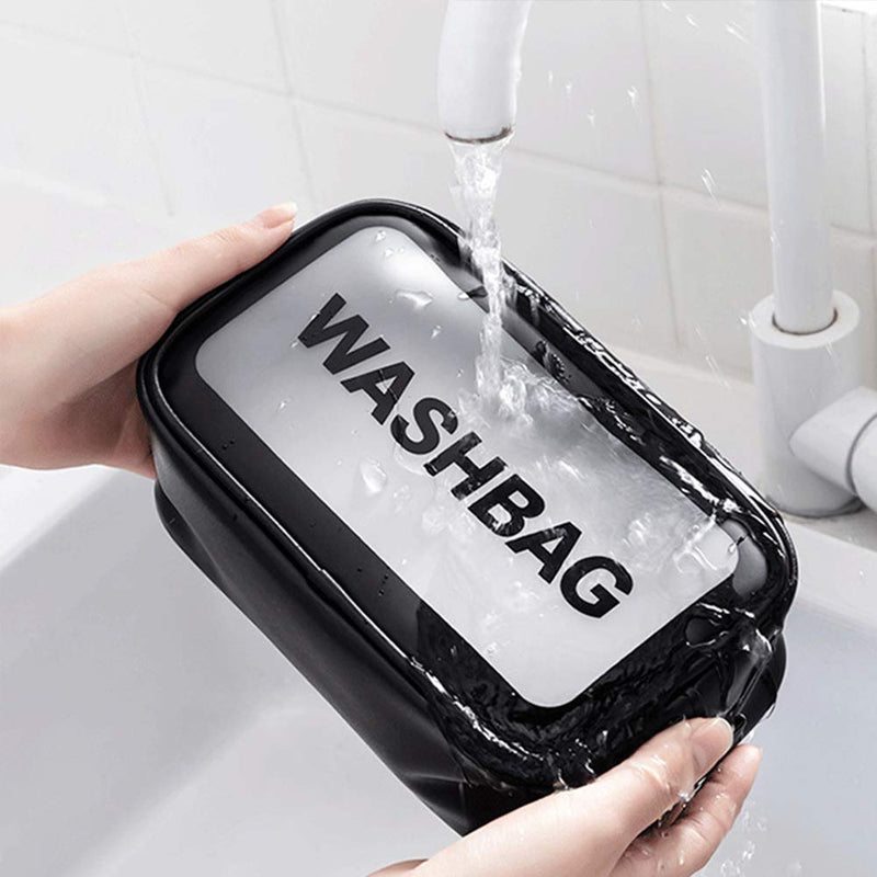 [Australia] - TABITORA Toiletry Carry Pouch Portable Makeup Bag Organizing Makeup Bag Organizer Case Waterproof White L 