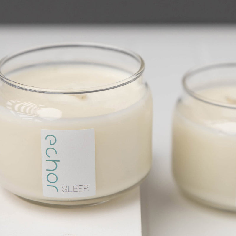 [Australia] - Echor Sleep Candle | Essential Oils Relaxation Calming Candle | Aromatherapy Scented Vegan Soy Wax Sleep Gift | Lavender, Ylang Ylang, Geranium & Sweet Orange 
