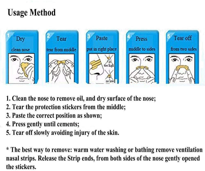 [Australia] - 100pcs Disposable Better Breath Nasal Strips Large Right Way to Stop Snore Anti Snoring Improve Sleep Quality 