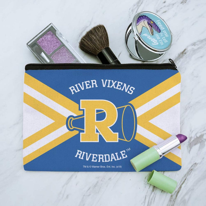 [Australia] - Riverdale River Vixens Cheer Logo Makeup Cosmetic Bag Organizer Pouch 