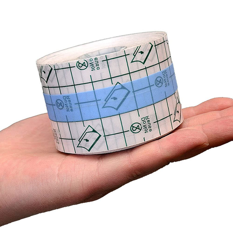 [Australia] - Waterproof Transparent Stretch Adhesive Bandage Waterproof Dressing Film Clear Adhesive Bandages Use for Tattoo Aftercare Bath Sticker 