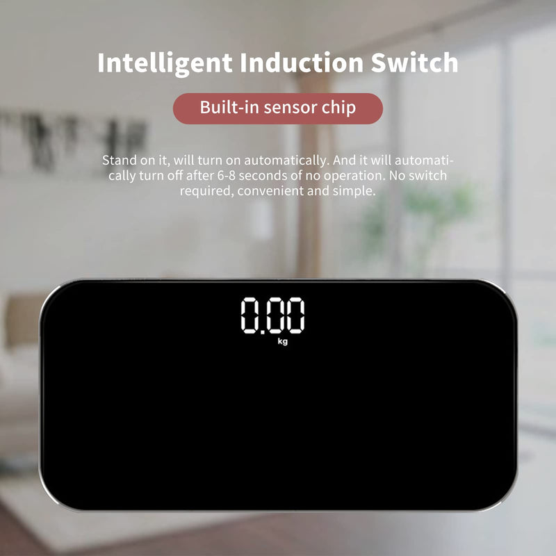[Australia] - YBLOC Travel Scales for Body Weight, Digital Bathroom Scale for Body Weight, Portable Weight Scales Mini Travel Digital Scale 