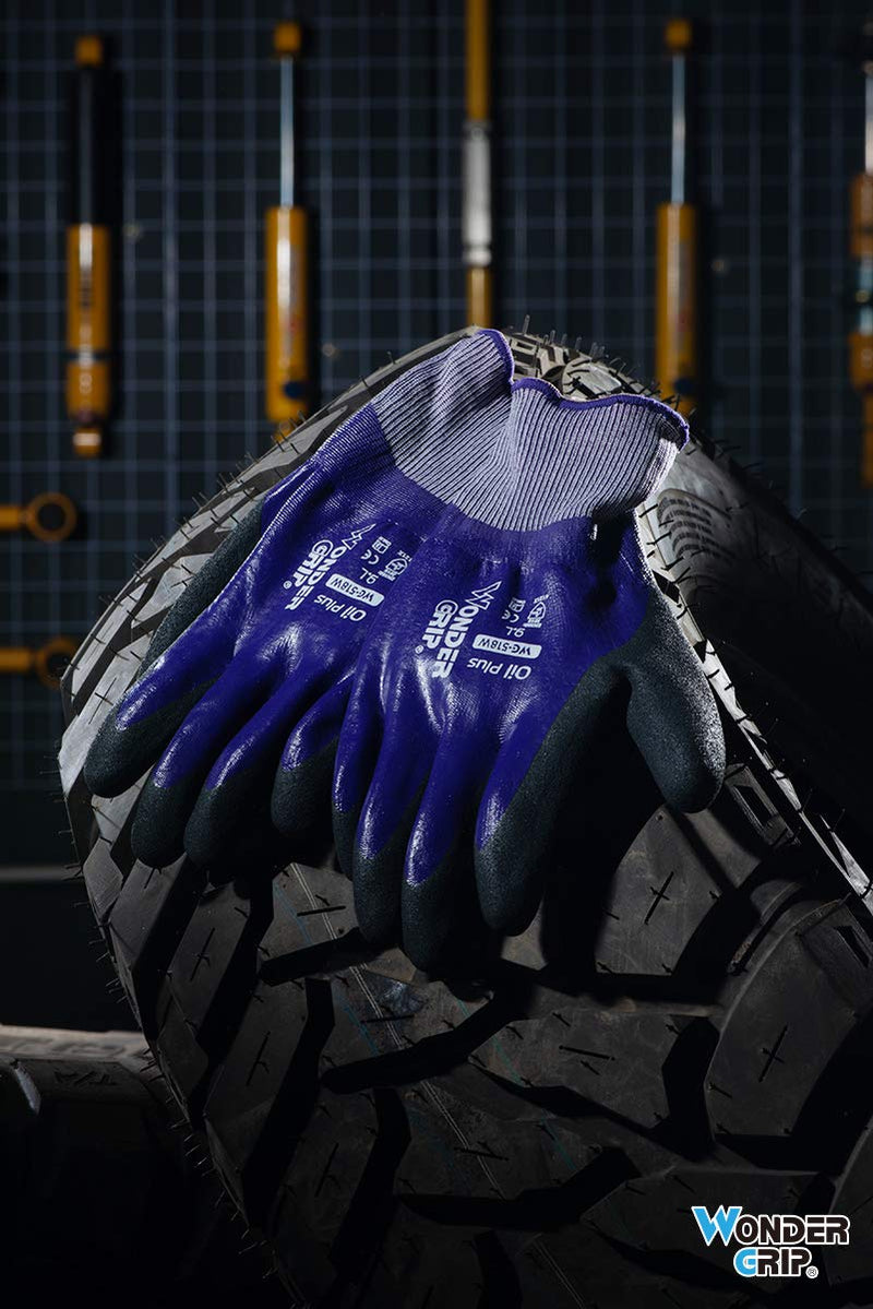 [Australia] - Wonder Grip WG-518W Oil Plus Oil-resistant Gloves, Size M/08 