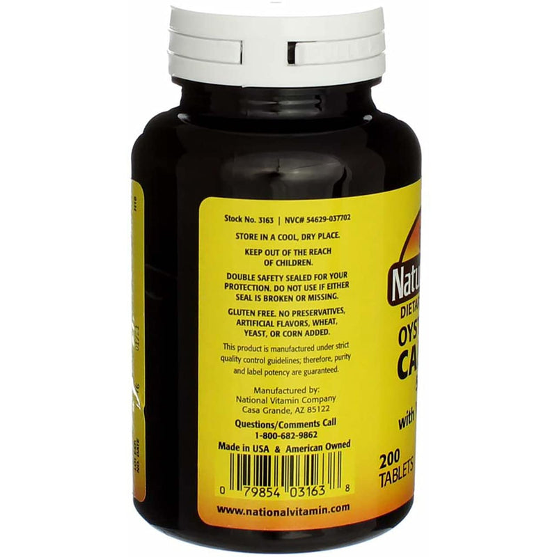 [Australia] - Nature's Blend Oyster Shell Calcium with D3 200 Tabs 