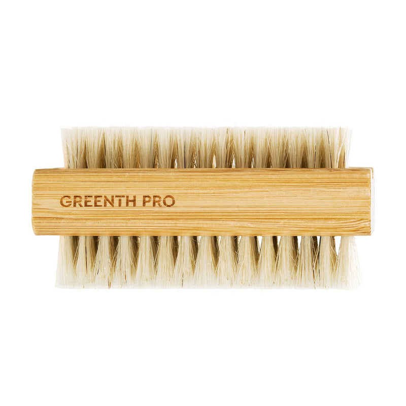 [Australia] - GREENTH PRO Bamboo 100% Boar Bristle Nail Brush-3PCS Wooden Nail Scrub Brush for Toes and Nails,Cleaning Nail Brush 