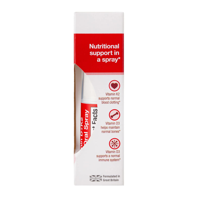 [Australia] - BetterYou Vitamin D3000+K2 Daily Oral Spray | Natural Daily Multivitamin Spray and Immune System Support | Natural Peppermint Flavour | 12ml (30 Daily Doses) 