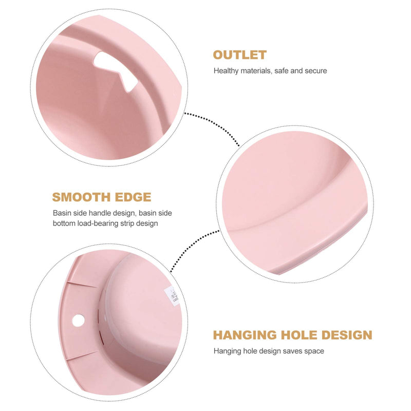 [Australia] - Artibetter 1Pc Sitz Bath Toilet Seat Hemorrhoids Postpartum Care Basin Women Wash Basin Bathtub Soaking for Postpartum Care, Hemorrhoids Recovery Pink 